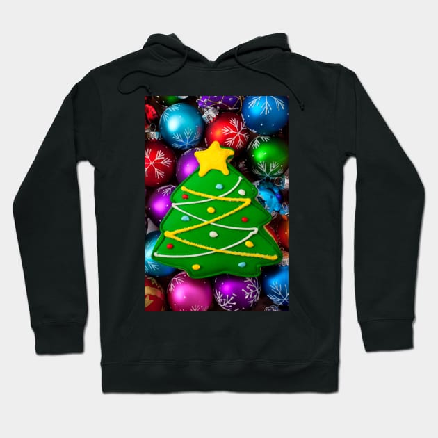 Christmas tree cookie with ornaments Hoodie by photogarry